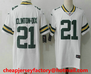 Men's Green Bay Packers #21 Ha Ha Clinton-Dix White 2017 Vapor Untouchable Stitched NFL Nike Limited Jersey