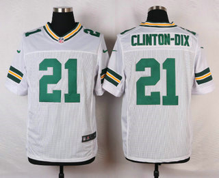 Men's Green Bay Packers #21 Ha Ha Clinton-Dix White Road NFL Nike Elite Jersey