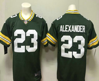 Men's Green Bay Packers #23 Jaire Alexander Green Team Color 2018 Vapor Untouchable Stitched NFL Nike Limited Jersey