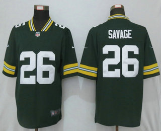 Men's Green Bay Packers #26 Darnell Savage Jr Green 2017 Vapor Untouchable Stitched NFL Nike Limited Jersey