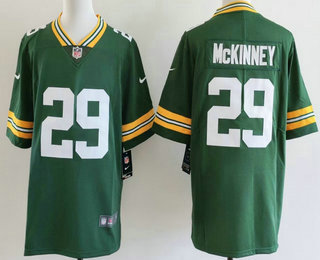 Men's Green Bay Packers #29 Xavier McKinney Limited Green Vapor Jersey