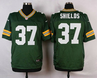 Men's Green Bay Packers #37 Sam Shields Green Team Color NFL Nike Elite Jersey