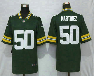Men's Green Bay Packers #50 Blake Martinez Green 2017 Vapor Untouchable Stitched NFL Nike Limited Jersey