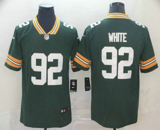 Men's Green Bay Packers #92 Reggie White Green 2017 Vapor Untouchable Stitched NFL Nike Limited Jersey