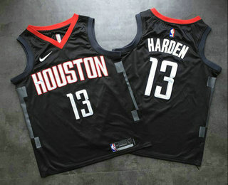 Men's Houston Rockets #13 James Harden New Black 2017-2018 Nike AU Stitched NBA Jersey