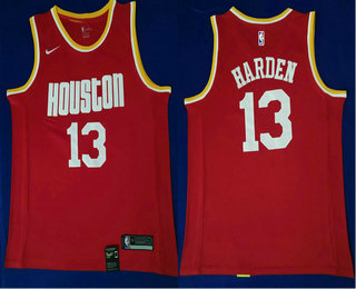 Men's Houston Rockets #13 James Harden New Red 2019 Nike Swingman Stitched NBA Jersey