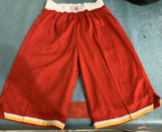 Men's Houston Rockets New Red 2019 Nike Hardwood Classics Stitched NBA Shorts