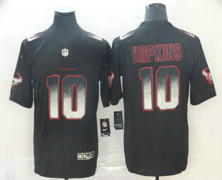 Men's Houston Texans #10 DeAndre Hopkins Black 2019 Vapor Smoke Fashion Stitched NFL Nike Limited Jersey