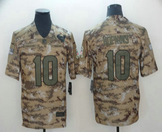 Men's Houston Texans #10 DeAndre Hopkins Nike Camo 2018 Salute to Service Stitched NFL Limited Jersey