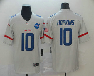 Men's Houston Texans #10 DeAndre Hopkins White 2019 City Edition Vapor Stitched NFL Nike Limited Jersey