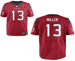 Men's Houston Texans #13 Braxton Miller Red Alternate NFL Nike Elite Jersey