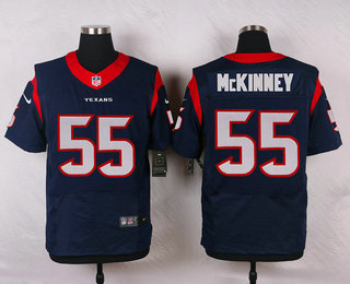 Men's Houston Texans #55 Benardrick McKinney Navy Blue Team Color NFL Nike Elite Jersey