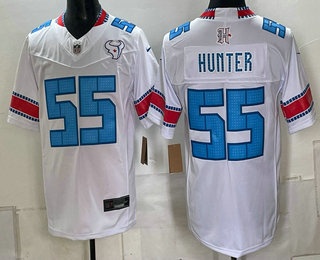 Men's Houston Texans #55 Danielle Hunter White 2026 FUSE Rivalries Collection Limited Stitched Jersey