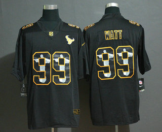 Men's Houston Texans #99 J.J. Watt Jesus Faith Black Vapor Untouchable Stitched NFL Nike Limited Jersey