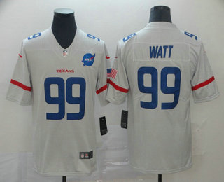 Men's Houston Texans #99 J.J. Watt White 2019 City Edition Vapor Stitched NFL Nike Limited Jersey