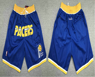 Men's Indiana Pacers Blue Just Don Shorts Swingman Shorts