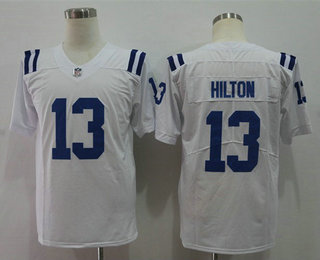 Men's Indianapolis Colts #13 T.Y. Hilton White 2017 Vapor Untouchable Stitched NFL Nike Limited Jersey
