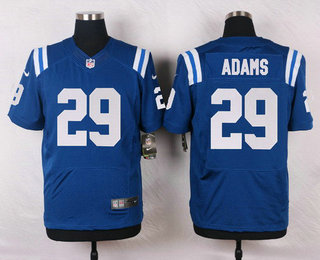 Men's Indianapolis Colts #29 Mike Adams Royal Blue Team Color NFL Nike Elite Jersey
