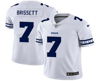 Men's Indianapolis Colts #7 Jacoby Brissett White 2019 NEW Vapor Untouchable Stitched NFL Nike Limited Jersey