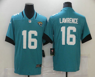 Men's Jacksonville Jaguars #16 Trevor Lawrence Blue 2021 Vapor Untouchable Stitched NFL Nike Limited Jersey