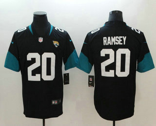 Men's Jacksonville Jaguars #20 Jalen Ramsey Black New 2018 Vapor Untouchable Stitched NFL Nike Limited Jersey