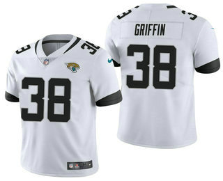 Men's Jacksonville Jaguars #38 Shaquill Griffin White 2021 Vapor Untouchable Stitched NFL Nike Limited Jersey