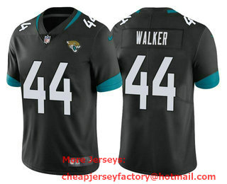 Men's Jacksonville Jaguars #44 Travon Walker 2022 Black Vapor Untouchable Limited Stitched Jersey