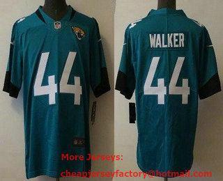 Men's Jacksonville Jaguars #44 Travon Walker 2022 Green Vapor Untouchable Limited Stitched Jersey
