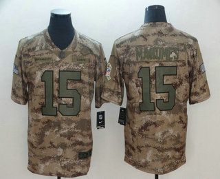 Men's Kansas City Chiefs #15 Patrick Mahomes II 2018 Camo Salute to Service Stitched NFL Nike Limited Jersey