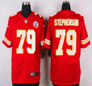 Men's Kansas City Chiefs #79 Donald Stephenson Red Team Color NFL Nike Elite Jersey