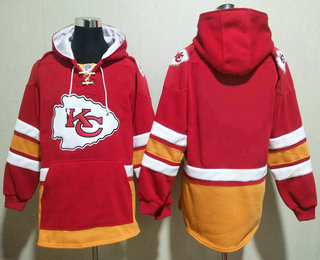 Men's Kansas City Chiefs Blank NEW Red Pocket Stitched NFL Pullover Hoodie