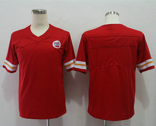Men's Kansas City Chiefs Blank Red Team Color Men's Stitched NFL Vapor Untouchable Limited Jersey