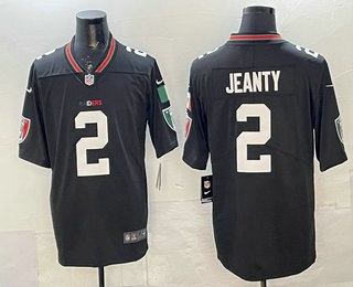 Men's Las Vegas Raiders #2 Ashton Jeanty Black Mexico Vapor Limited Stitched Jersey