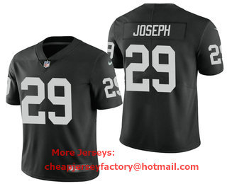 Men's Las Vegas Raiders #29 Karl Joseph Black 2021 Vapor Untouchable Stitched NFL Nike Limited Jersey