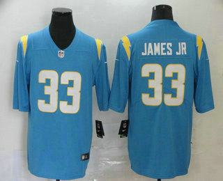 Men's Los Angeles Chargers #33 Derwin James Jr Light Blue 2020 NEW Vapor Untouchable Stitched NFL Nike Limited Jersey