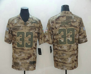 Men's Los Angeles Chargers #33 Derwin James Nike Camo 2018 Salute to Service Stitched NFL Limited Jersey