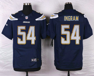 Men's Los Angeles Chargers #54 Melvin Ingram Navy Blue Team Color NFL Nike Elite Jersey