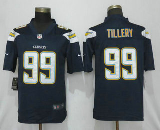 Men's Los Angeles Chargers #99 Jerry Tillery Navy Blue 2019 Vapor Untouchable Stitched NFL Nike Limited Jersey