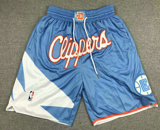 Men's Los Angeles Clippers Blue Nike Diamond 2022 City Edition Swingman Stitched Shorts