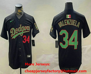 Men's Los Angeles Dodgers #34 Fernando Valenzuela