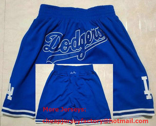 Men's Los Angeles Dodgers Blue 2022 Just Don Shorts