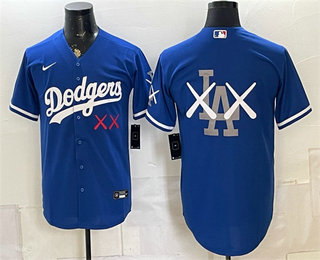Men's Los Angeles Dodgers Royal Vapor Premier Limited Stitched Jersey