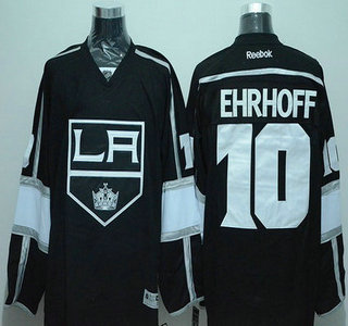 Men's Los Angeles Kings #10 Christian Ehrhoff Reebok Black Hockey Jersey