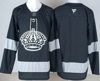 Men's Los Angeles Kings Blank Black Alternate 2025 Authentic Jersey