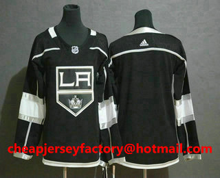 Men's Los Angeles Kings Blank Black Drift Fashion Adidas Stitched NHL Jersey