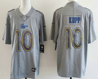 Men's Los Angeles Rams #10 Cooper Kupp Limited Grey Fashion Vapor Jersey