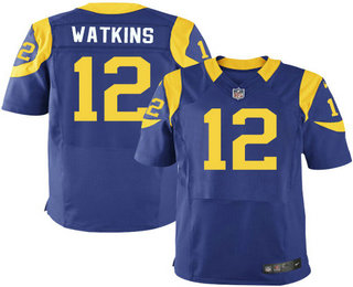 Men's Los Angeles Rams #12 Sammy Watkins Royal Blue Alternate Stitched NFL Nike Elite Jersey