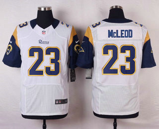 Men's Los Angeles Rams #23 Rodney McLeod White Road NFL Nike Elite Jersey