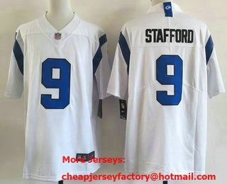 Men's Los Angeles Rams #9 Matthew Stafford Limited White 2026 Vapor Jersey
