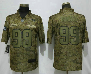 Men's Los Angeles Rams #99 Aaron Donald Nike Camo 2018 Salute to Service Stitched NFL Limited Jersey